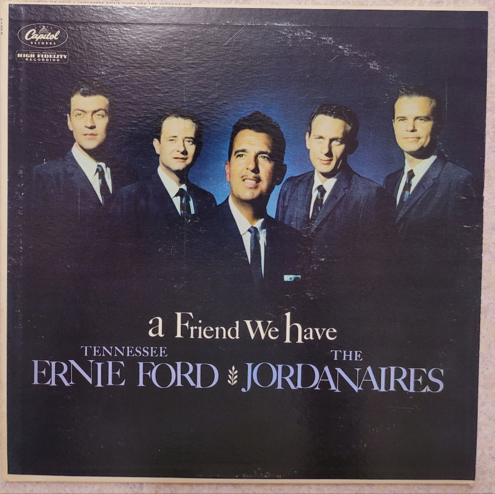 Tennessee Ernie Ford Jordanaires A Friend We Have LP Record Album Vinyl
